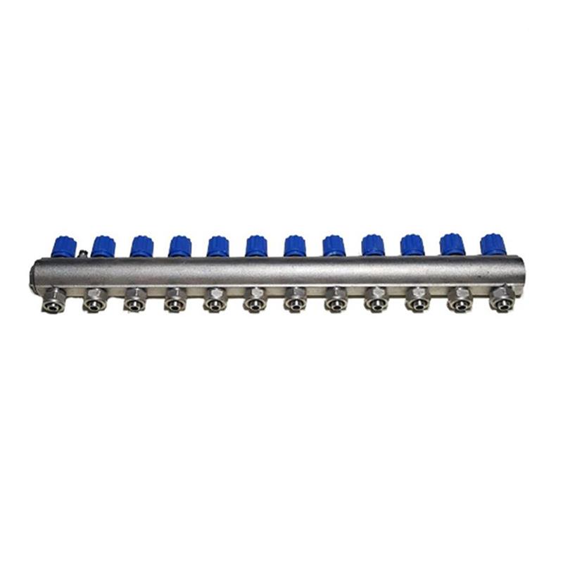 Orsel 1'' 12 Ağız Ekonomik Kendinden Vanalı Kollektör Mavi