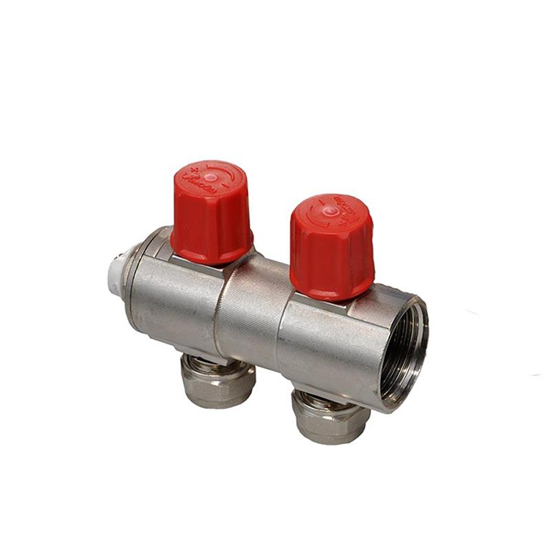 Orsel 1'' 2 Ağız Ekonomik Kendinden Vanalı Kollektör Kırmızı