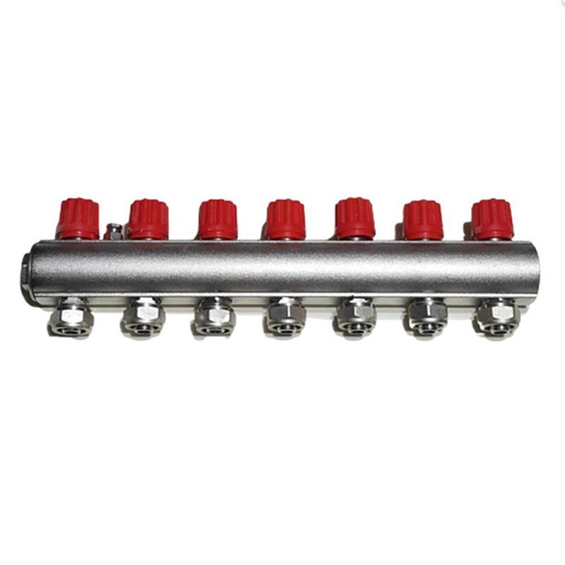 Orsel 1'' 7 Ağız Ekonomik Kendinden Vanalı Kollektör Kırmızı