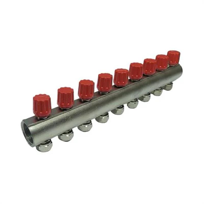 Orsel 1'' 9 Ağız Ekonomik Kendinden Vanalı Kollektör Kırmızı