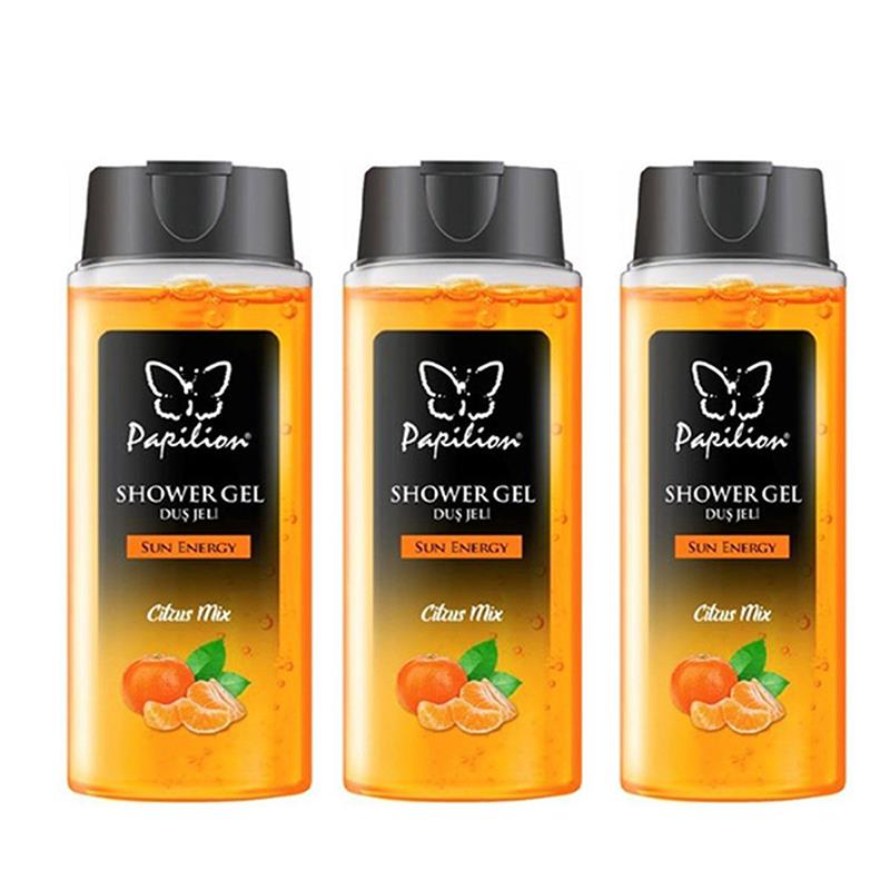 Papilion Duş Jeli Güneş Enerjisi 400 ml x 3'lü Paket