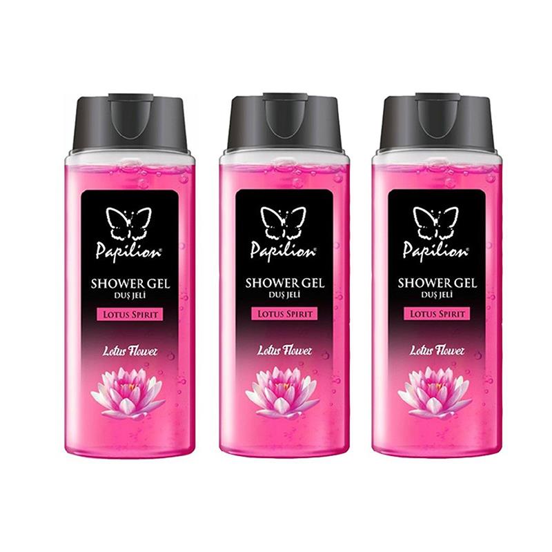 Papilion Duş Jeli Lotus Çiçeği 400 ml x 3'lü Paket