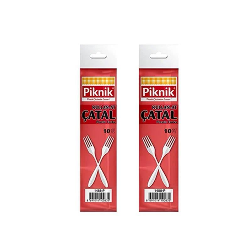 Piknik P-1488 Plastik Çatal 20'li Paket
