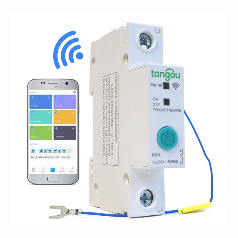 Powermaster PM-14603 Akıllı Ev Sistemi İçin Wifi Sigorta 63A Tongou Ewelink
