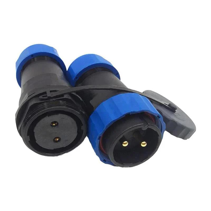 Powermaster SD28 Su Geçirmez 2 Pin 28 mm Düz Kablo Konnektör