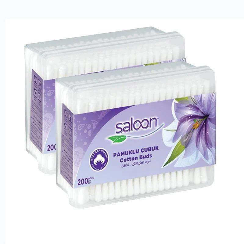 Saloon Pamuklu Çubuk 200'lü x 2 Adet