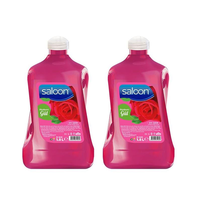 Saloon Sıvı Sabun 1,8 Lt Gül x 2 Adet