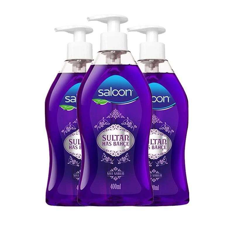 Saloon Sıvı Sabun 400 ml Sultan Has Bahçe X 3'lü Paket