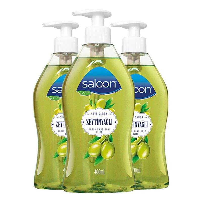Saloon Sıvı Sabun 400 ml Zeytinyağlı X 3'lü Paket