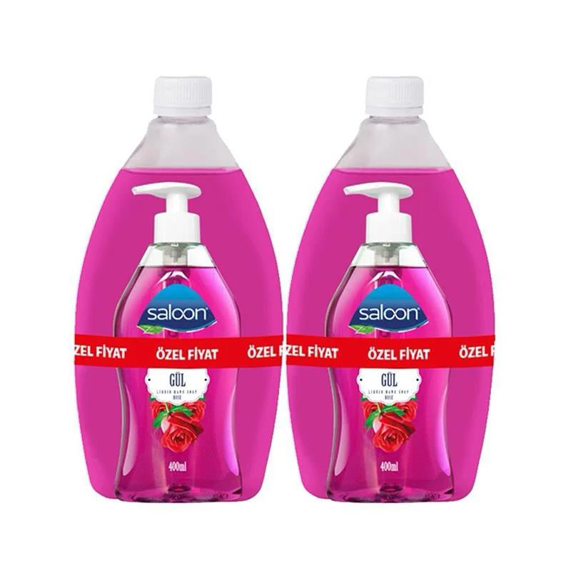 Saloon Sıvı Sabun 400+750 ml Gül X 2'li Paket