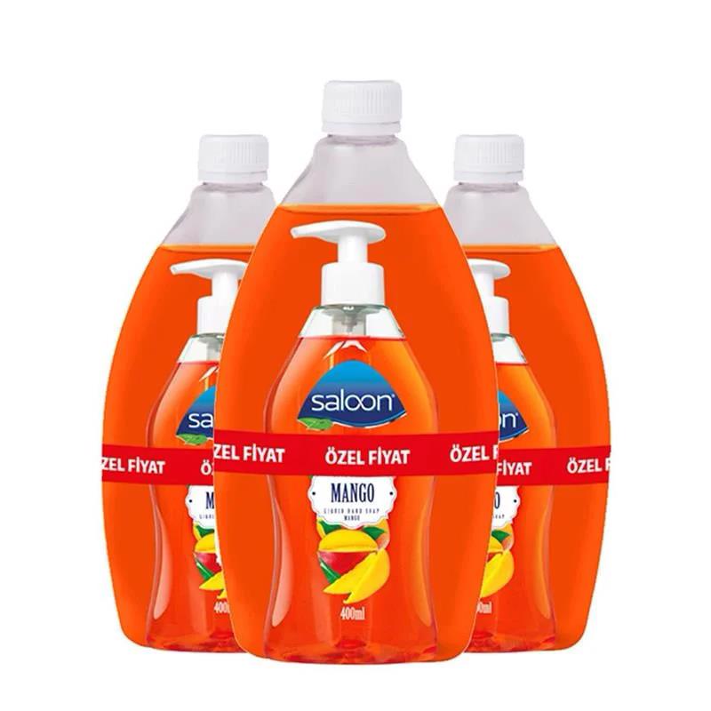 Saloon Sıvı Sabun 400+750 ml Mango X 3'lü Paket