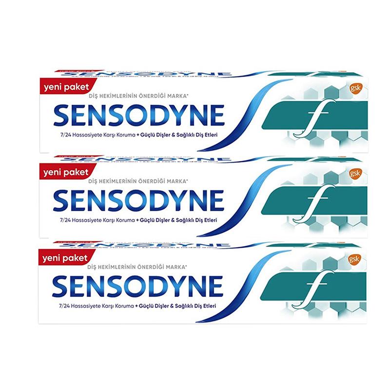 Sensodyne Diş Macunu Florürlü 100 ml x 3 Adet