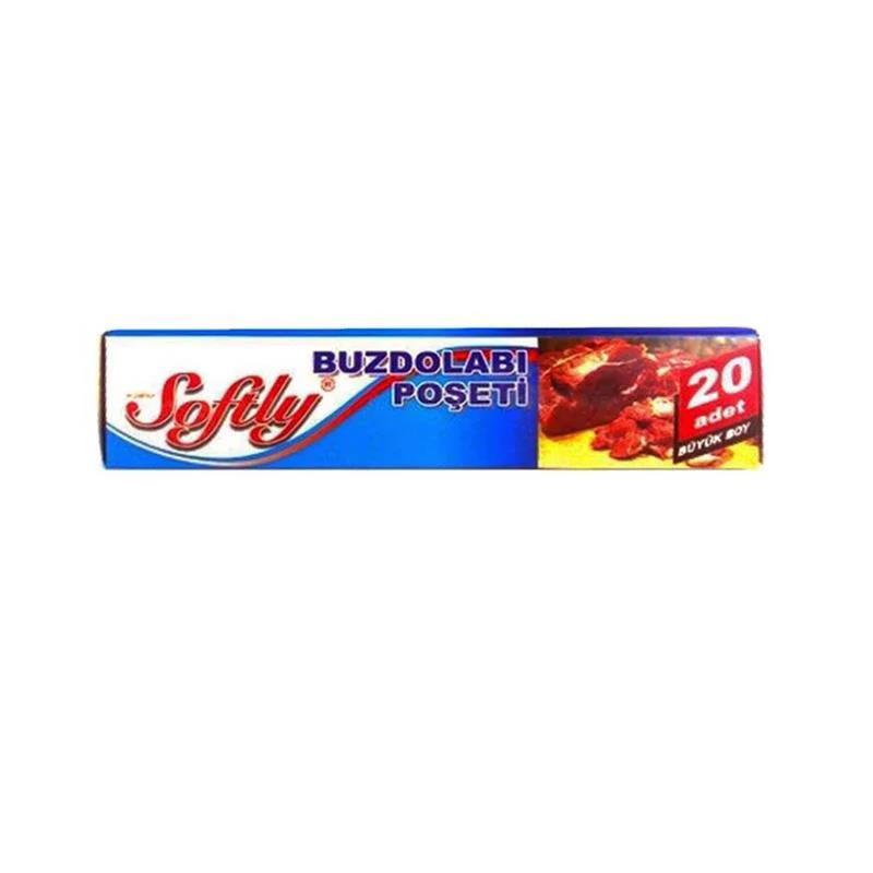 Softly Buzdolabı Poşeti 20'li Büyük Boy