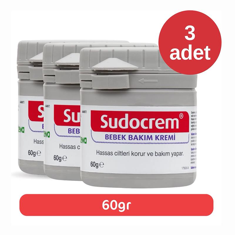 Sudocrem Bebek Bakım Kremi 60 gr X 3'lü Paket