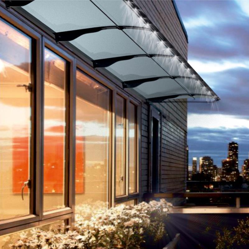 TF Comfort 1.25.1 Aluminyum Ayaklı Led Aydınlatmalı Sundurma 125 X 100 cm