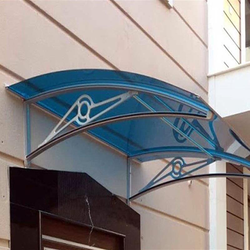 TF Prolüx Kapı Üstü 15.15 Alüminyum Ayaklı Sundurma 150 X 150 Mavi