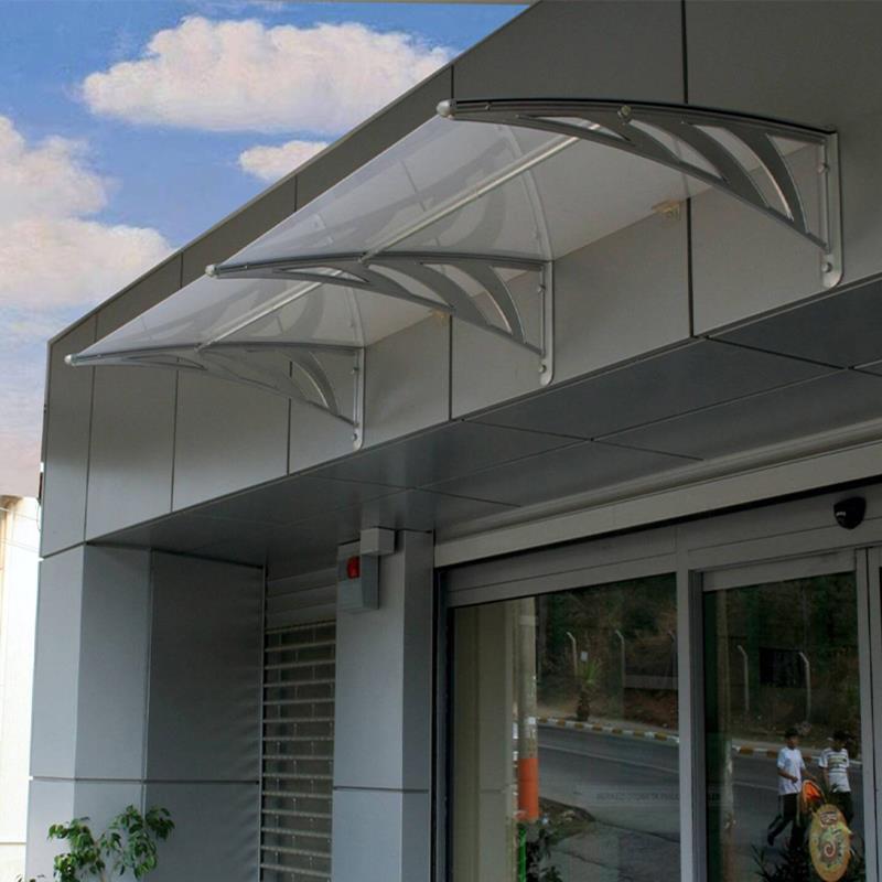 Transpaforza TF STD 1.10 Kapı Üstü Sundurma 100 X 100 Buz Beyazı