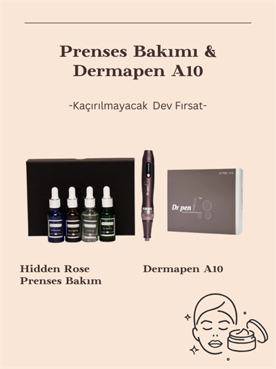 Prenses Bakım Cilt Bakım Seti ve Dermapen A10
