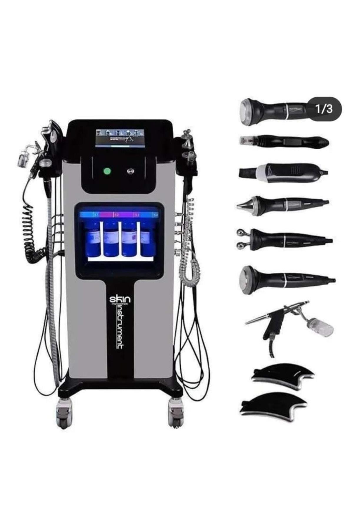 Büyük Boy 9+1 Hydrafacial Büyük Çelik Motorlu Hydra Facial Cihazı