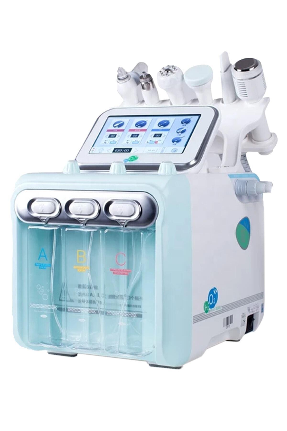 Hydra Facial Cilt Bakım Cihazı 6 Özellik Büyük çelik Motor