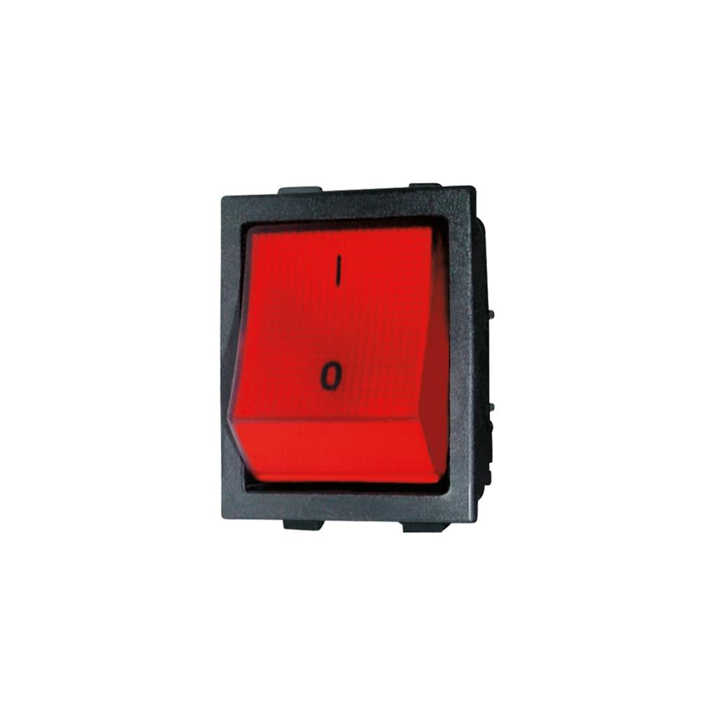 Anahtar - Kırmızı Ledli/beyaz(1 0)Serigrafili-16 A