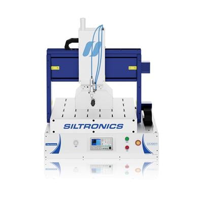 SILTRONICS “DOSER”  CNC DOZAJLAMA  MAKİNASI - MASA ÜSTÜ - 400 X 400 STEP MOTOR-AÇIK KABİN - 4 EKSEN