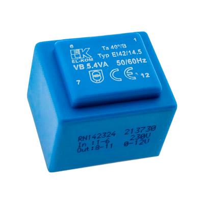 Transformatör –El-Kom RN-142324 12V 5.4VA PCB Tipi Trafo