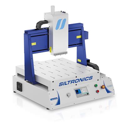 SILTRONICS “DOSER”  CNC DOZAJLAMA  MAKİNASI - MASA ÜSTÜ - 400 X 400 STEP MOTOR-AÇIK KABİN