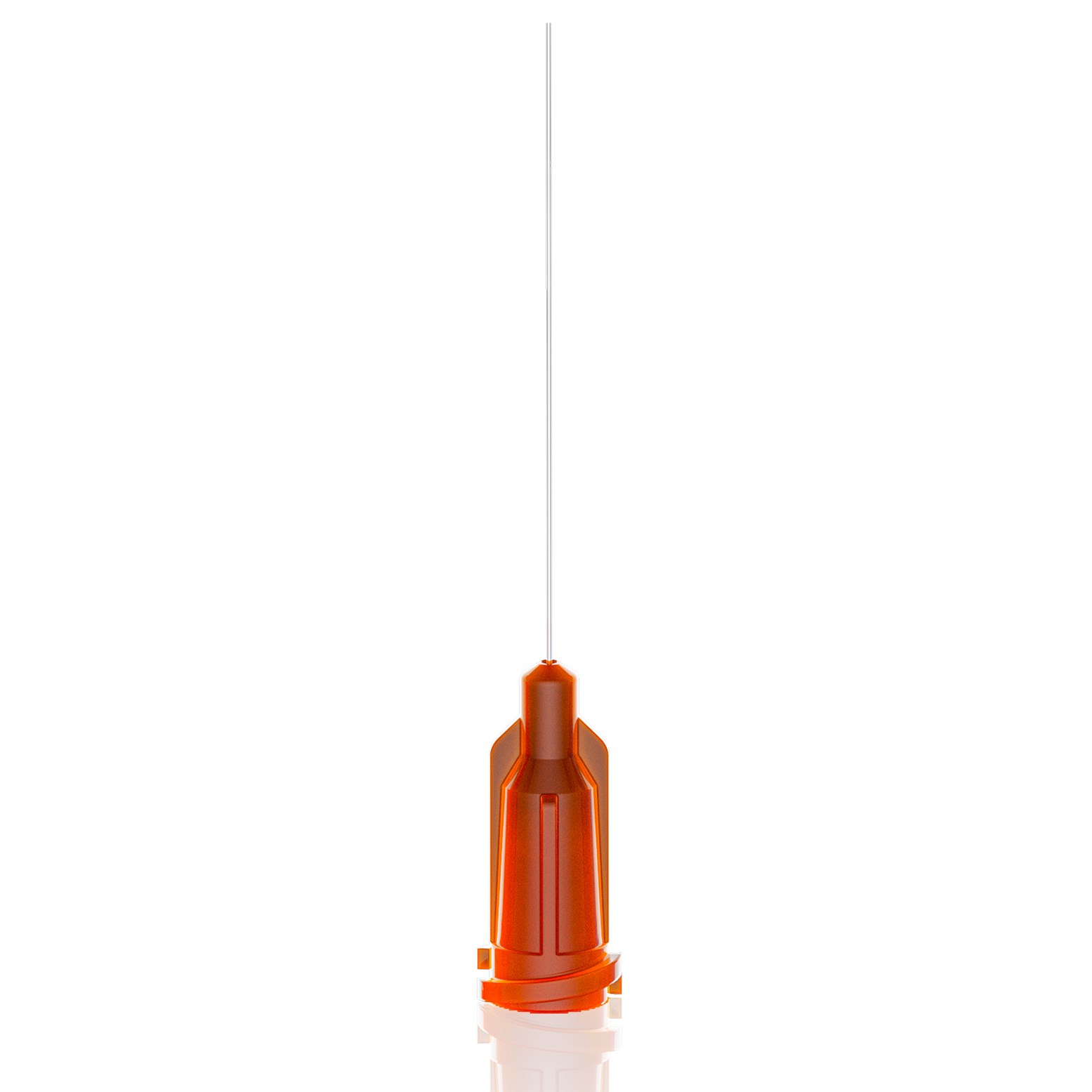 EBD23G100 - ENJEKSİYON BAŞLIKLI DÜZ İĞNE - 1'' - 23G - TURUNCU