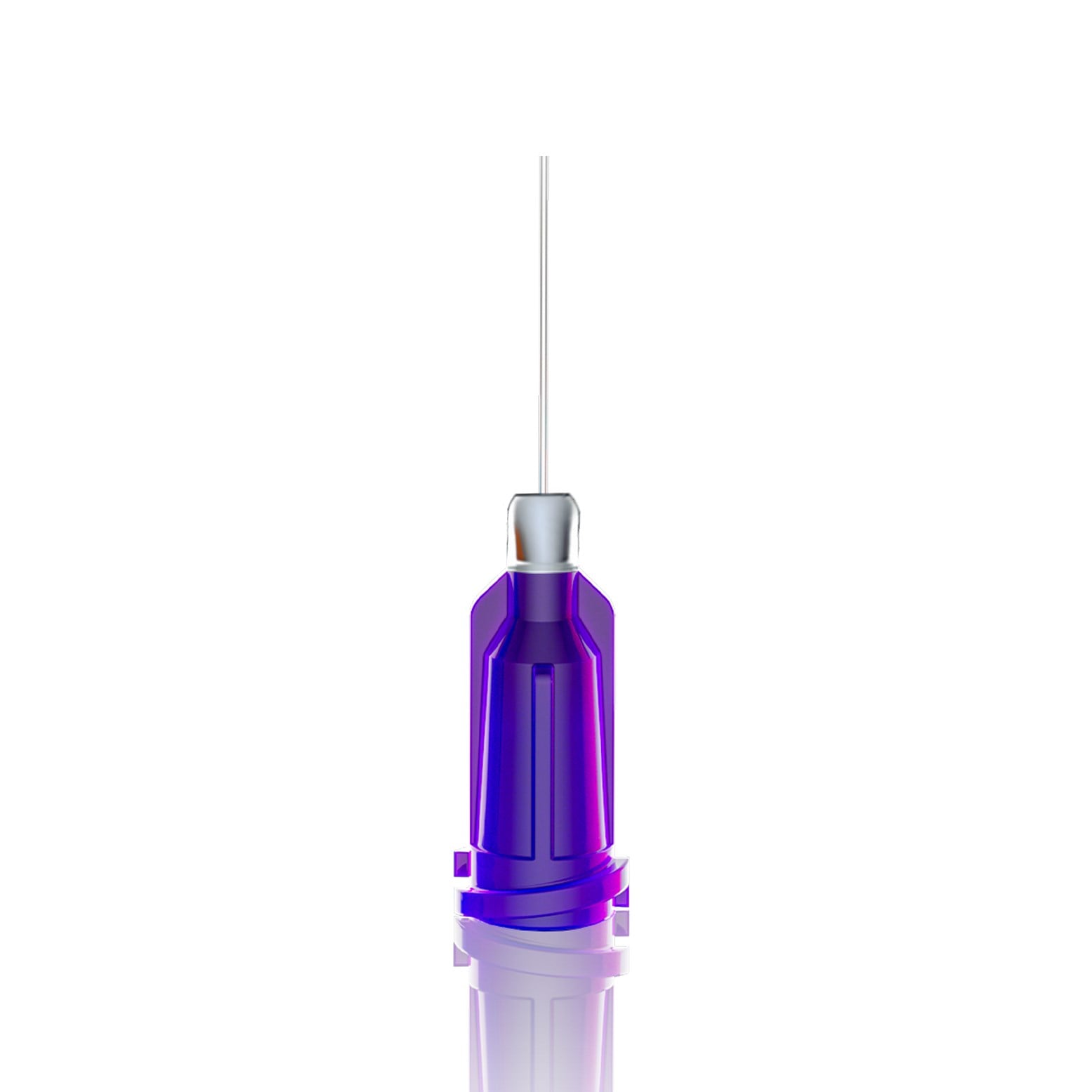 EBAB721G050 - ENJEKSİYON BAŞLIKLI ALÜMİNYUM BOĞAZLIı İĞNE - 1/2'' - 21G - MOR