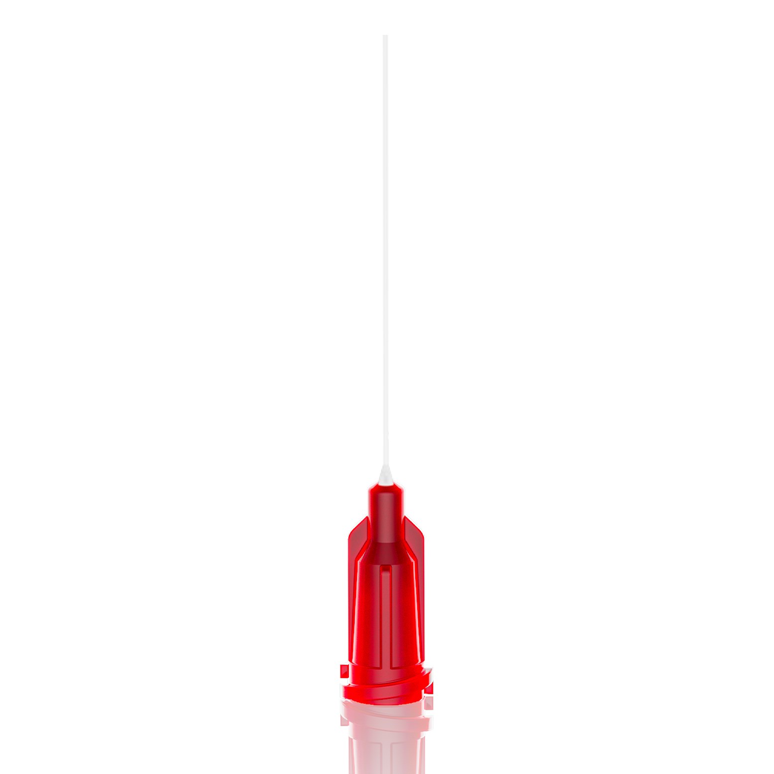 EBEU25G100 - ENJEKSİYON BAŞLIKLI ESNEK UÇLU (PP) İĞNE - 1'' - 25G - KIRMIZI