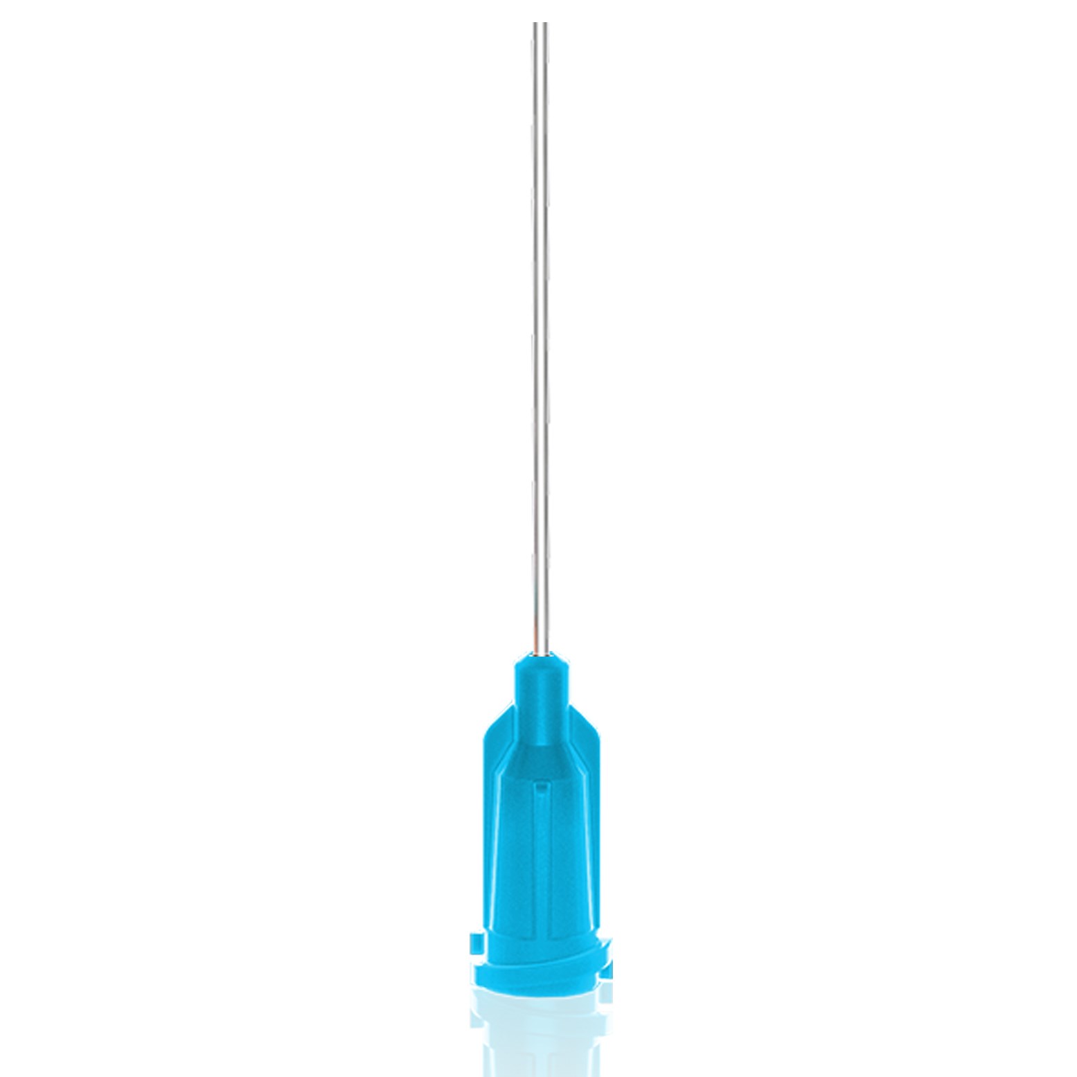 EBD13G100 - ENJEKSİYON BAŞLIKLI DÜZ İĞNE - 1'' - 13G - AÇIK MAVİ