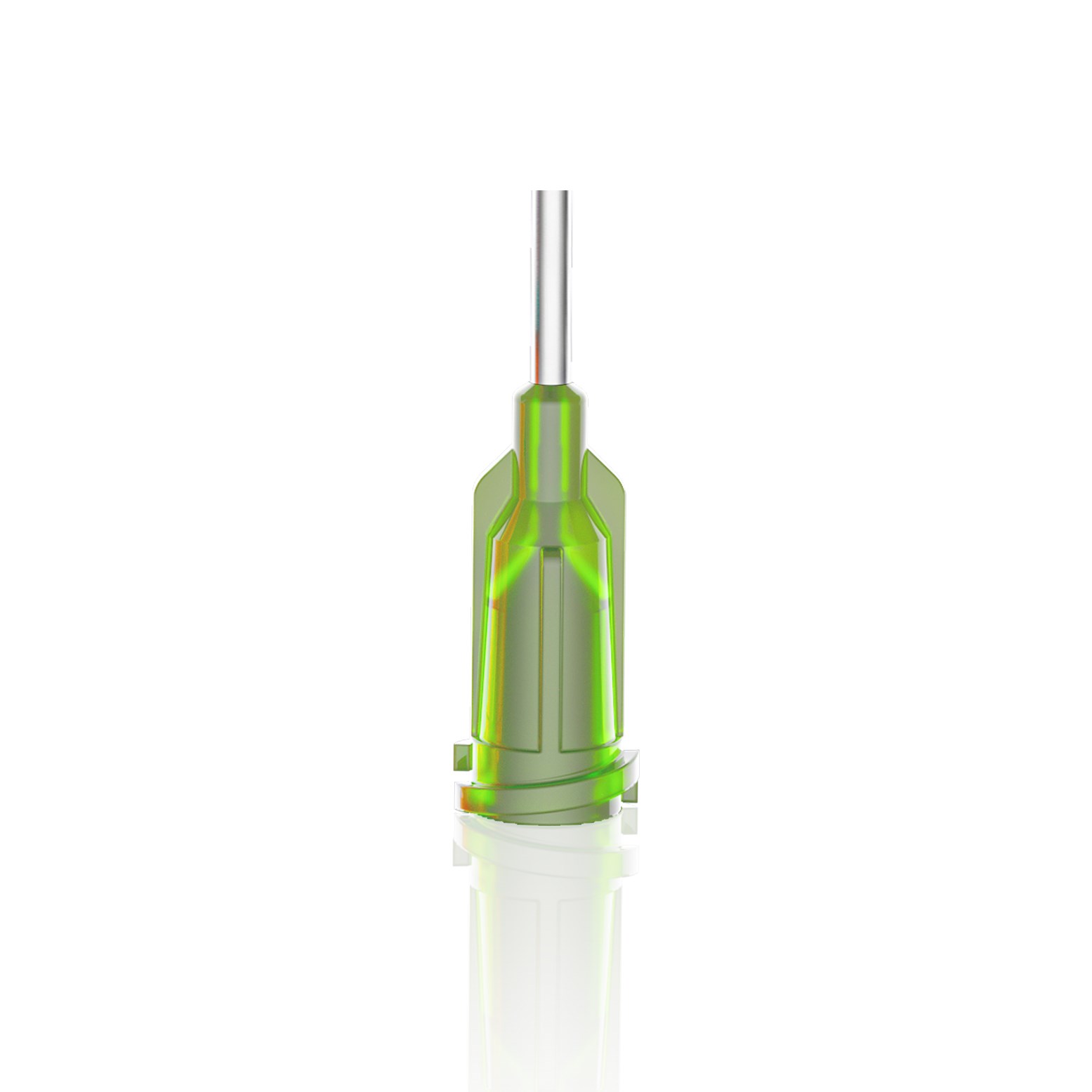 EBD10G025 -ENJEKSİYON BAŞLIKLI DÜZ İĞNE - 1/4'' -10G - AÇIK YEŞİL