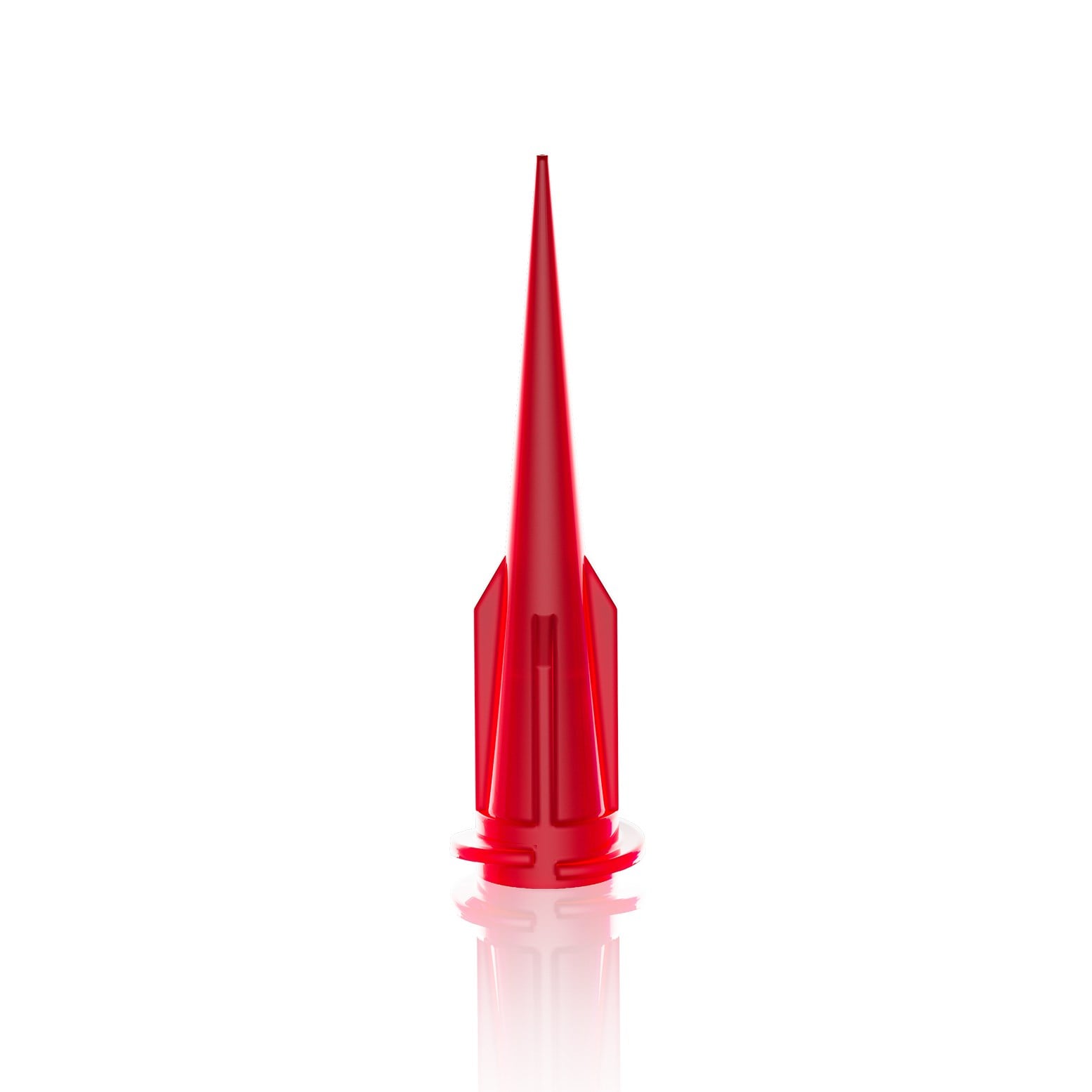 PK25G- PLASTİK KONİK İĞNE- 25 G- KIRMIZI