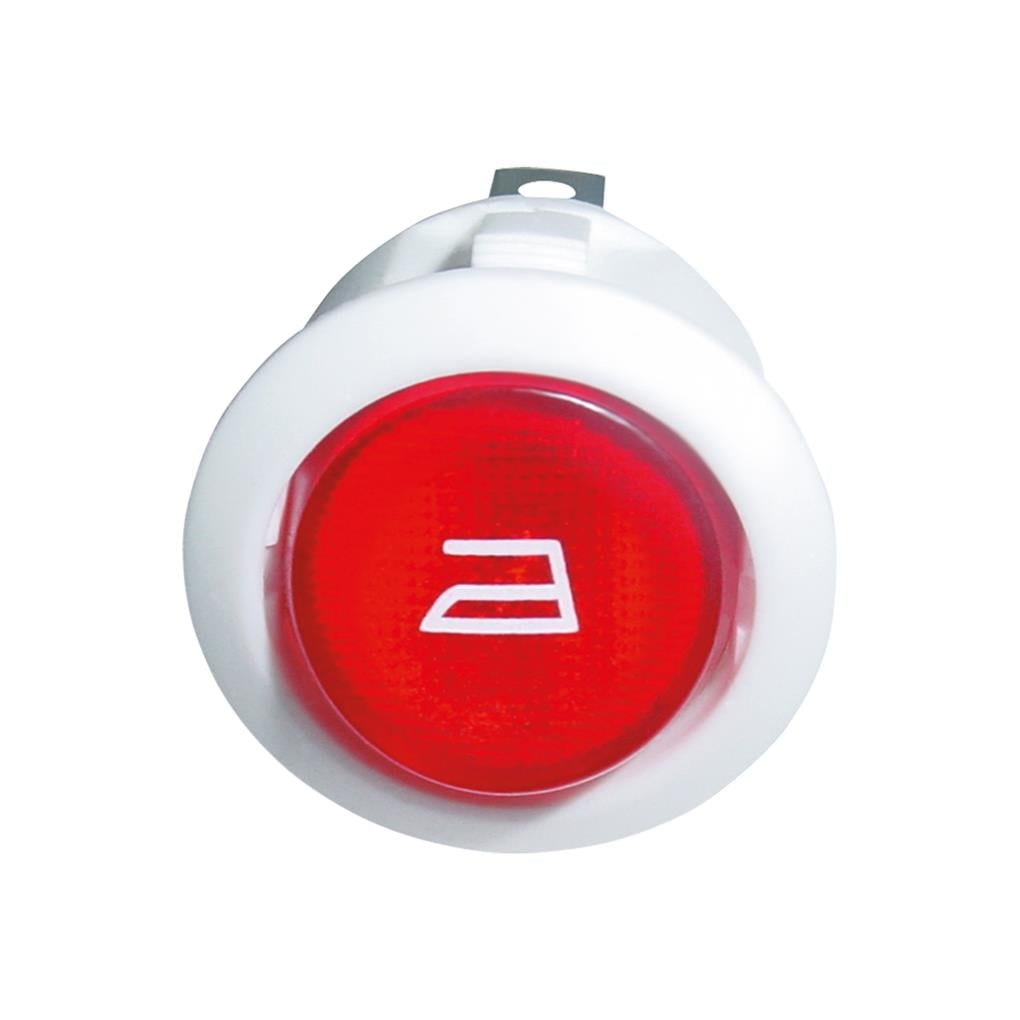 Anahtar - Ütü Işıklı yuvarlak  ( 220v )