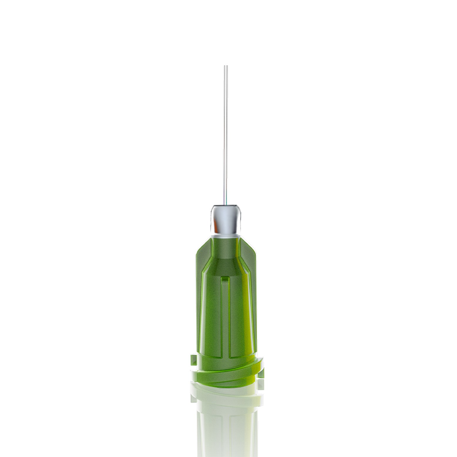 EBAB718G050 - ENJEKSİYON BAŞLIKLI ALÜMİNYUM BOĞAZLI İĞNE - 1/2'' - 18G - YEŞİL