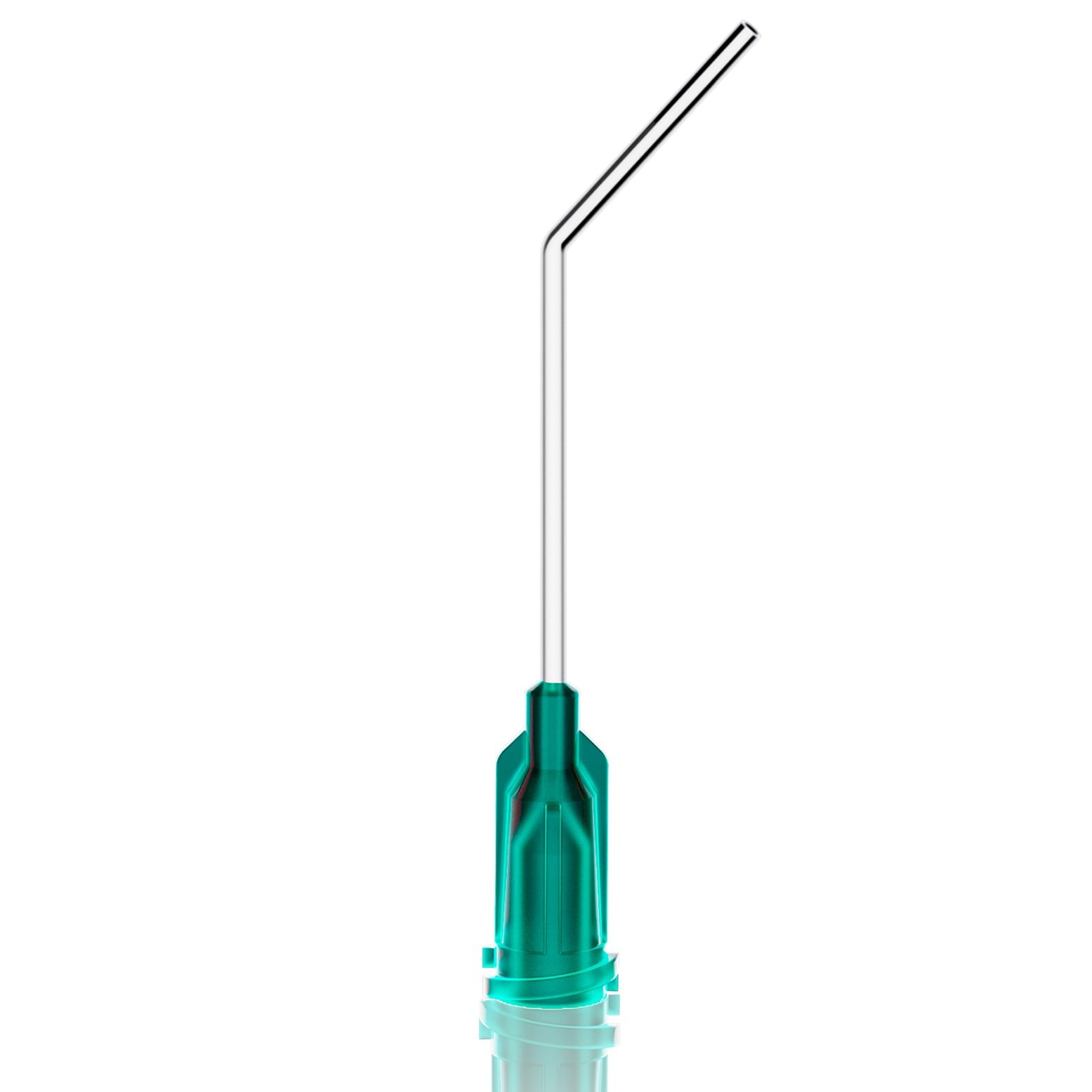 EBE18G100-45 - ENJEKSİYON BAŞLIKLI 45 DERECE EĞİMLİ İĞNE - 1'' - 18G - YEŞİL