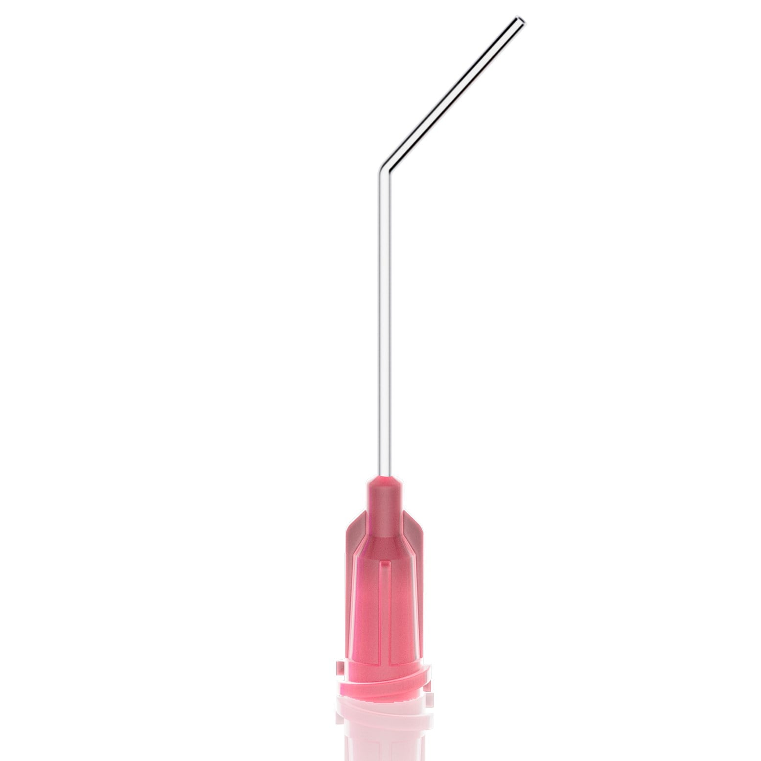 EBE20G100-45 - ENJEKSİYON BAŞLIKLI 45 DERECE EĞİMLİ İĞNE - 1'' - 20G - PEMBE