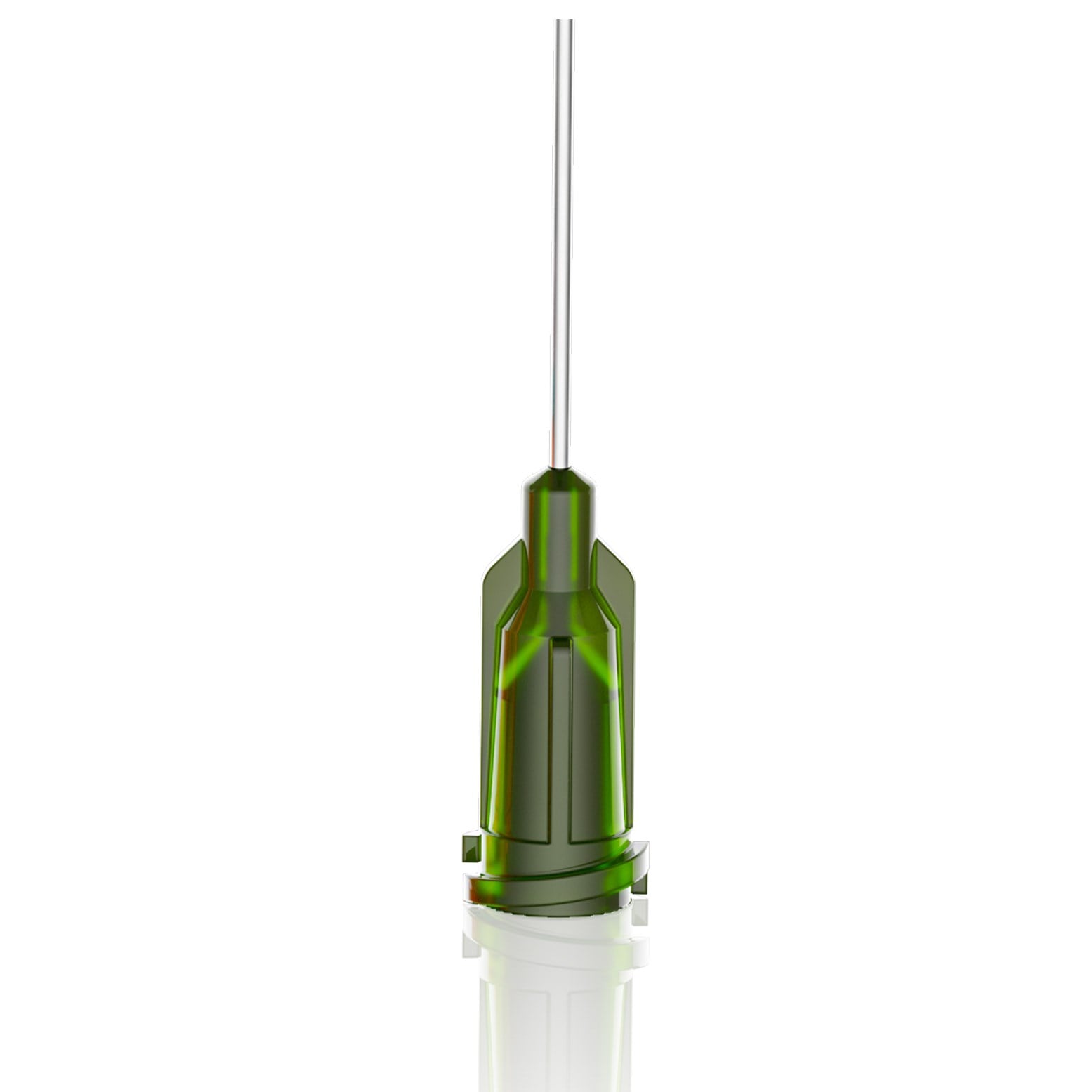 EBD14G050 - ENJEKSİYON BAŞLIKLI  DÜZ  İĞNE - 1/2'' - 14G -KOYU YEŞİL