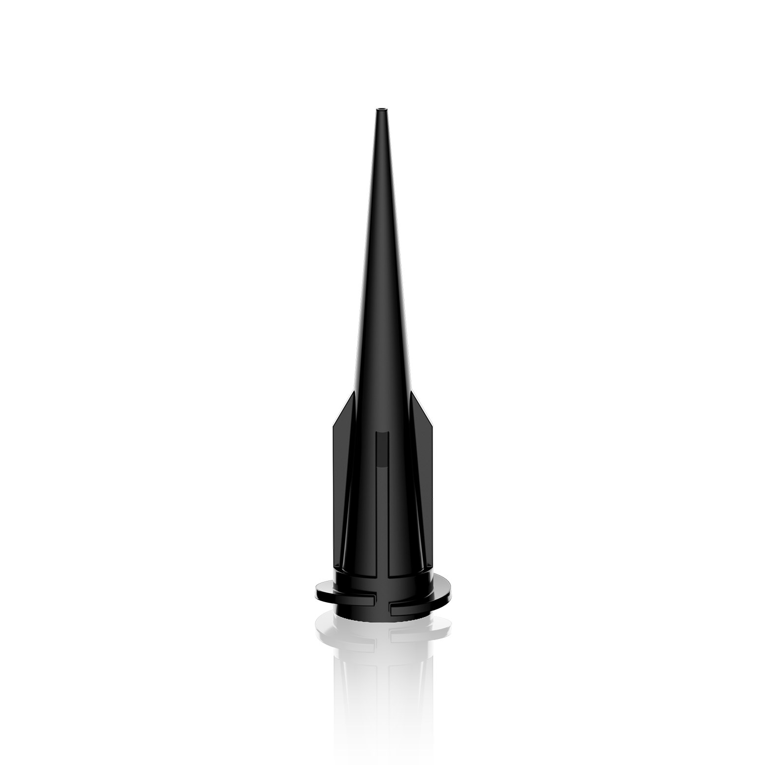 APK4.003.25G - ANTİSTATİK PLASTİK KONİK İĞNE ( 25-G) SİYAH