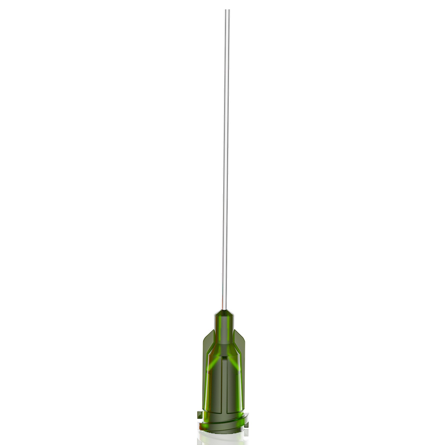 EBD14G150 - ENJEKSİYON BAŞLIKLI DÜZ İĞNE - 1,5'' - 14G - KOYU YEŞİL