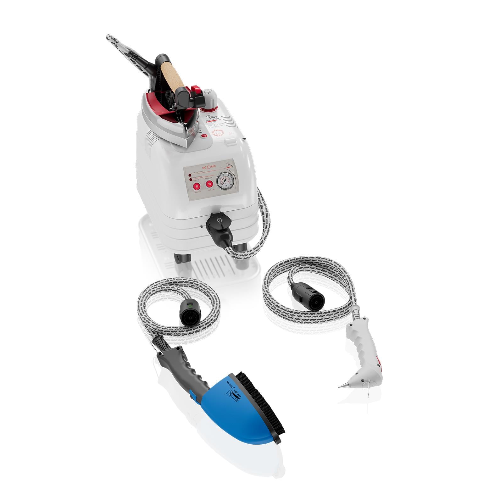 GAZZELLA TRİO MİNİ BUHARLI ÜTÜLEME VE TEMİZLEME ROBOTU- 2 LT( PROFESYONEL ÜTÜ, FIRÇA VE PİSTOLE DAHİL) 