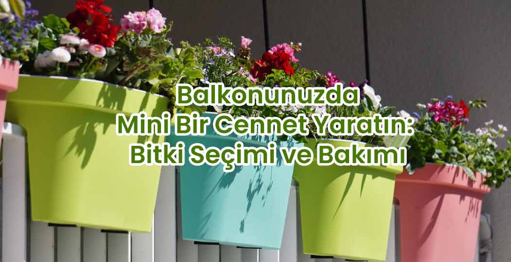 Balkonunuzda Mini Bir Cennet Yaratın: Bitki Seçimi ve Bakımı
