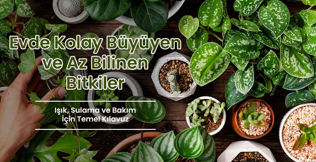 Evde Kolay Büyüyen ve Az Bilinen Bitkiler
