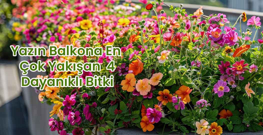 Yazın Balkona En Çok Yakışan 4 Dayanıklı Bitki