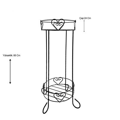 2li Ferforje Çiçeklik
