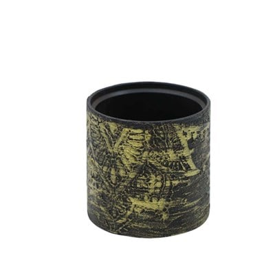 Beton Saksı Desenli Silindir 12,5*12 CM