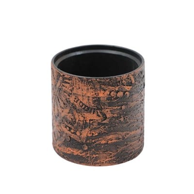 Beton Saksı Desenli Silindir 12,5*12 CM