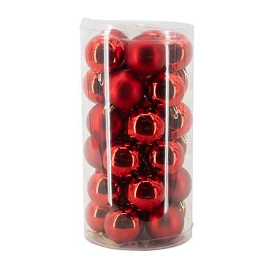 Dekoratif Yılbaşı Topu Yılbaşı Dekorları 4-6 Cm Gümüş