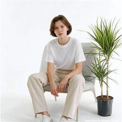 Dracaena Marginata 2 Gövdeli Yeşil